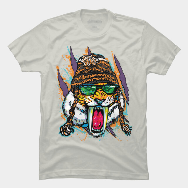 saber tooth t shirt