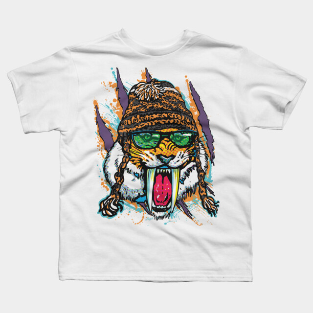 saber tooth t shirt