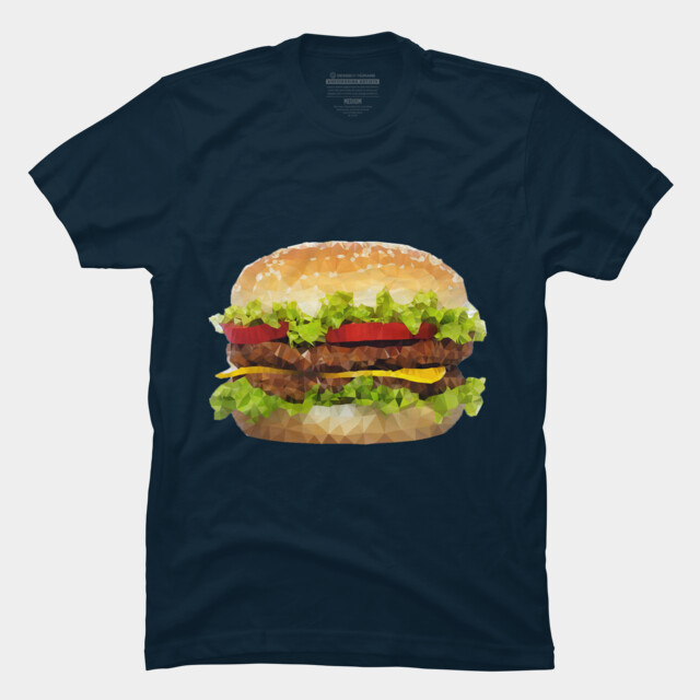 Triangular Hamburger T Shirt By JOlorful Design By Humans